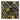 Pollock-style drip painting with yellow and white splashes on black background