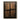 Original geometric abstract oil painting "Quadra Panels" depicting four textured brown rectangular panels against a dark background, creating a modern, structured look.