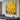 original square abstract oil painting in Pollock style with yellow, white, and black splatters