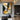 abstract oil painting with golden flowing path and black grey contrast, vertical canvas art with sculptural minimalist style for modern interior wall decor