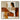 minimalist abstract painting of a seated woman in warm beige and brown tones