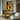 artist-made abstract nude wall art featuring a golden cubist female figure with geometric style