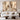Set of 2 Abstract Oil Paintings in Beige Taupe and Brown
