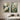 Set of 2 Impressionist Floral Oil Paintings with White Flowers and Green Foliage