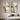 Set of 2 Neutral Abstract Oil Paintings in Beige Gold and Black
