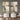 Set of 2 Neutral Abstract Oil Paintings in Beige Gold and Black
