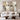 Set of 2 Neutral Abstract Oil Paintings in Beige Gold and Black