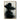 Minimalist abstract oil painting of woman in black hat with red lips, hand-painted canvas wall art