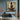 Silent Poise handmade figurative oil painting of a woman sitting cross-legged, warm beige and brown tones, Sonarart Original