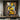 Abstract cubist oil painting of a woman in lemon yellow and teal, with bold lines and geometric composition