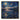 Impressionist oil painting of a starry night sky reflecting on a lake with water lilies