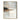 "Still Horizon" minimalist abstract landscape oil painting featuring a serene wide horizon with muted neutral greys, beiges, and a dark band with brown/orange accents, reflecting in the foreground.
