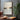 Hand-painted minimal abstract landscape in neutral tones with subtle horizon line and calm reflective textures, original modern wall art