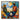 Handmade abstract African oil painting of two figures playing volleyball on beach