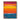 Color stripe abstract canvas art with vibrant sunset tones in red, orange, yellow, and blue