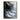 Monochrome Abstract Canvas Art with Heavy Texture in Black and White