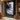 Monochrome Abstract Canvas Art with Heavy Texture in Black and White