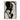 Textured Couple Oil Painting in Black White and Gold Shadowed Embrace