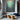 Textured Abstract Canvas Wall Art in Teal and Gold