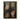 Abstract oil panting of four brown grid-lined garment silhouettes arranged in 2x2 grids against black background.