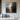Tower In Dusk Silence abstract landscape oil painting with dark gold reflection