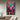 Hand-painted pop art graffiti-style canvas of cartoon toy figure with crossed eyes and pink X symbol, vibrant and rebellious wall artwork