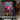 Hand-painted pop art graffiti-style canvas of cartoon toy figure with crossed eyes and pink X symbol, vibrant and rebellious wall artwork