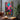 Hand-painted pop art graffiti-style canvas of cartoon toy figure with crossed eyes and pink X symbol, vibrant and rebellious wall artwork