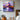 Twilight Reflection abstract oil painting with purple and orange sunset over water
