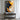 "Urban Luxe Abstract" modern oil painting featuring a dynamic abstract composition of black, white, and grey shapes and lines, highlighted with textured metallic gold elements.
