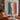 Vibrant Multicolor Textured Oil Painting with Walking Figures and Umbrellas