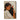 Warm Hand-Painted Figurative Oil Painting of Girl Hugging Black Cat