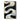 Textured abstract minimalist painting with winding black and white curves