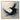 Abstract oil painting of a soaring bird formed by swirling black and white brush strokes