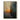 "Zen Profile Glow" abstract oil painting featuring a serene Buddha-like silhouette in profile on the right, with a dynamic abstract background of dark hues and gold accents on the left.
